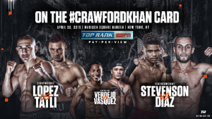 Boxing Insider Notebook: Crawford, Khan, Stevenson, Vazquez, Bivol, Smith, and more…