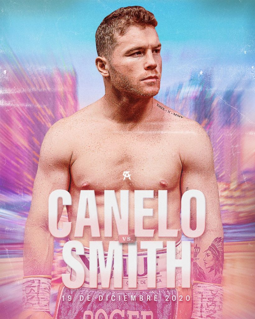 Canelo Alvarez – Callum Smith To Go Down At Alamodome December 19th.