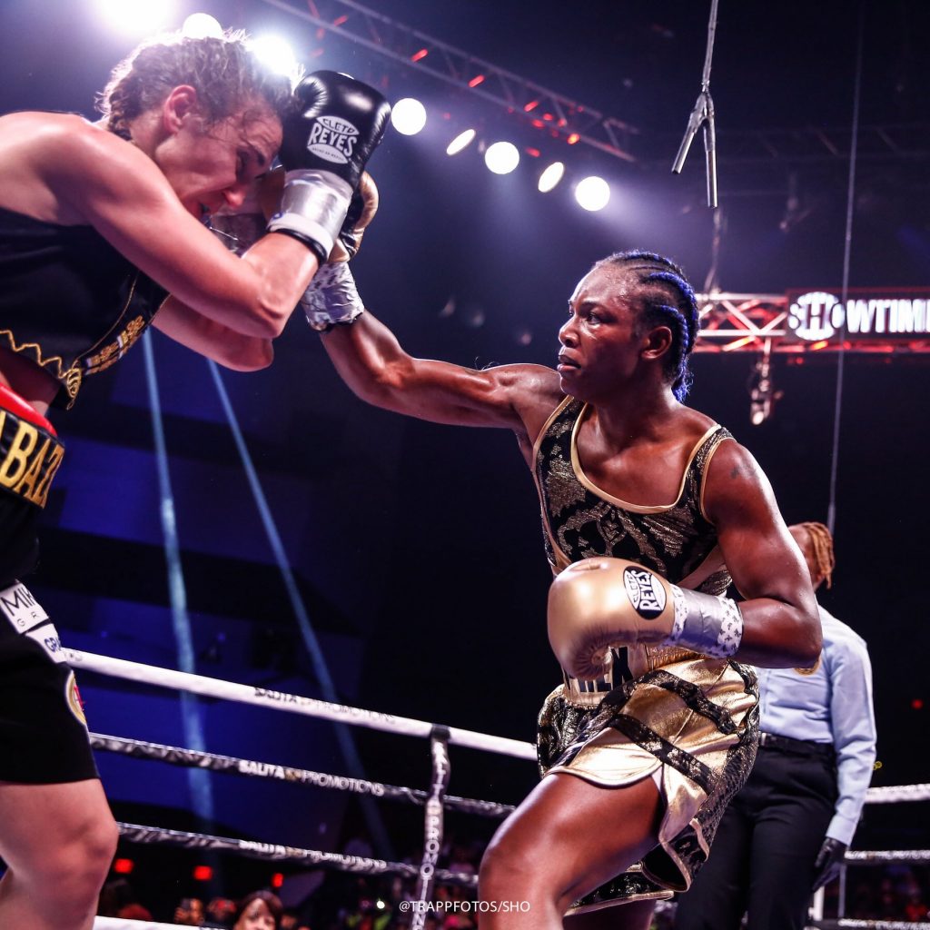 Claressa Shields Decisions Ivana Habazin, Makes Boxing History