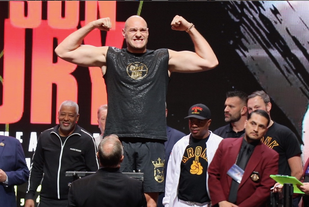 Deontay Wilder: Weighs Career High 231 Pounds Tyson Fury: 273