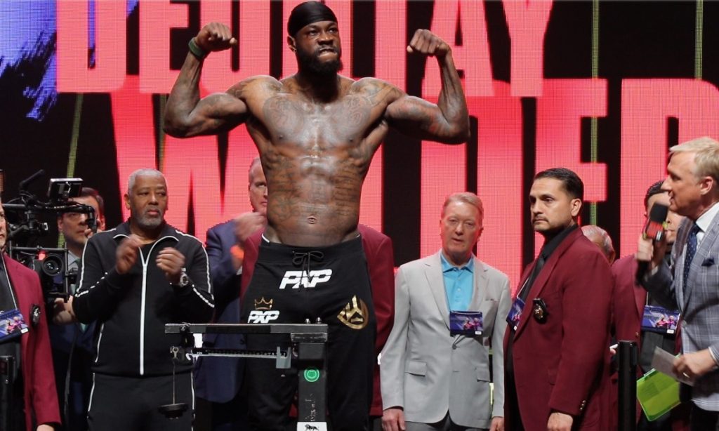 Deontay Wilder: Weighs Career High 231 Pounds Tyson Fury: 273