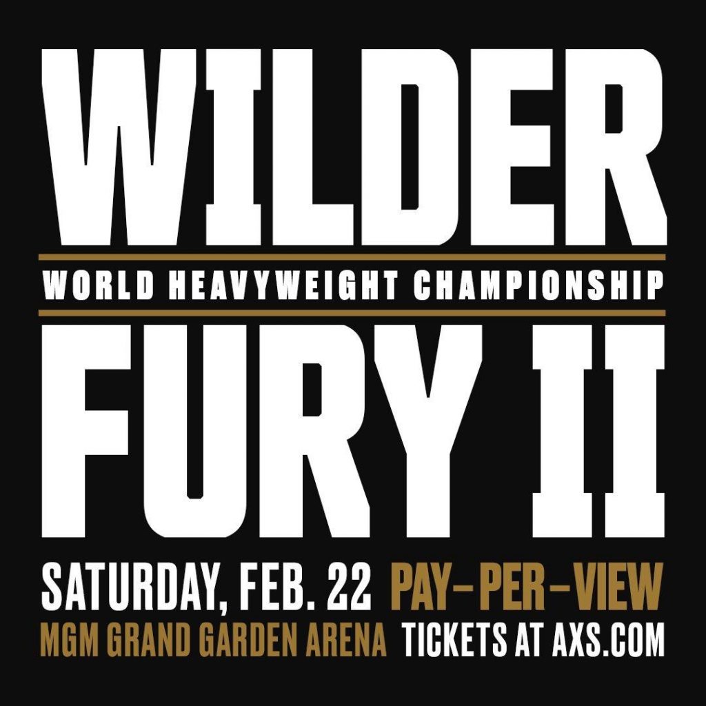 It’s On: Wilder Fury 2 Announced For February 22nd