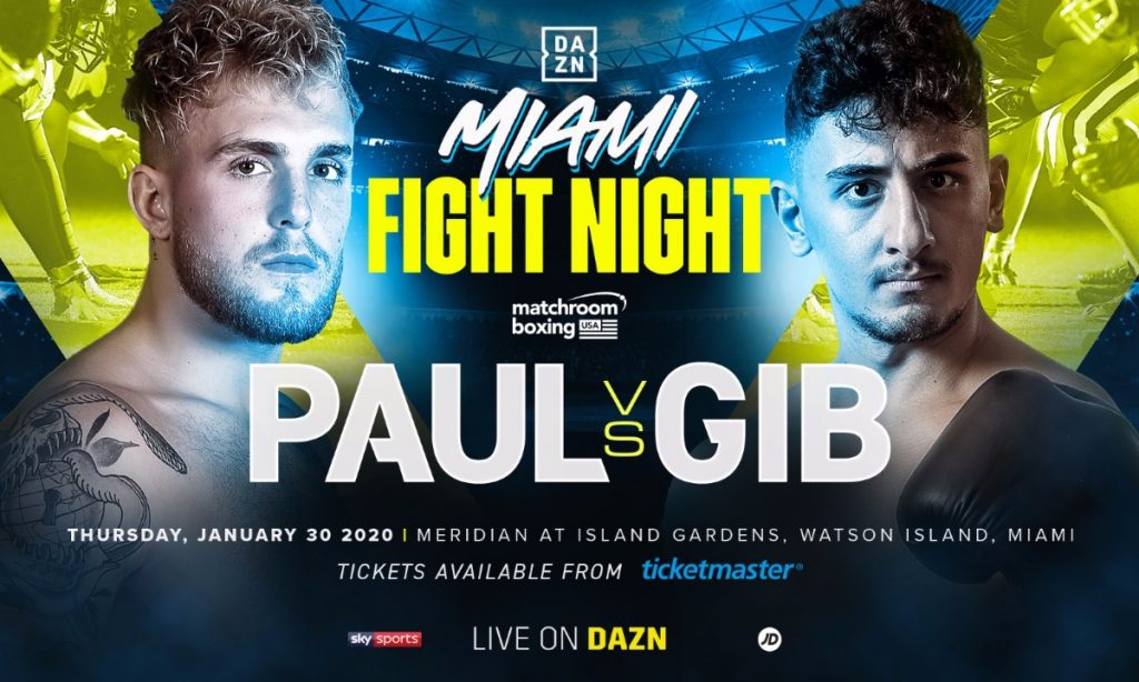 Jake Paul To Face AnEsonGib As Co-Main Of Andrade-Keeler Card