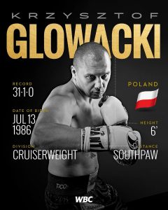 Krzysztof Glowacki the New WBO Cruiserweight Champion