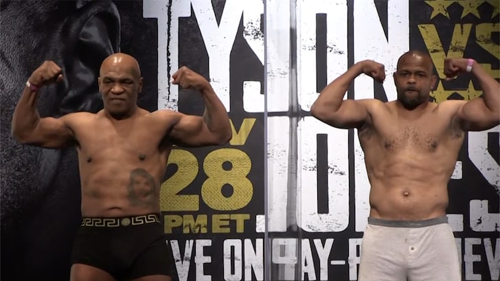 Mike Tyson: 220.4 Pounds, Roy Jones Jr: 210 Pounds – Ready For Showdown Tomorrow Night