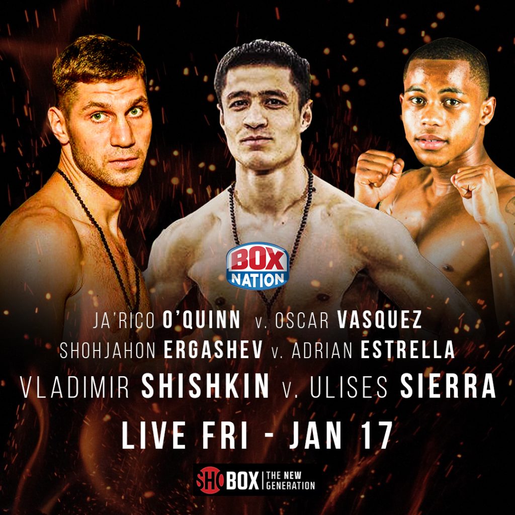 Shobox Begins the New Year with a Tripleheader Headlined by Hard-Hitting Shohjahon Ergashev