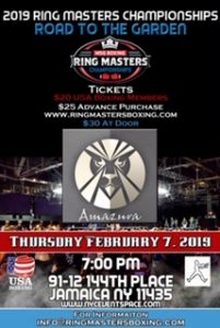2019 Ringmasters Championship, Road to Madison Square Garden 2019 Registrations Now Open