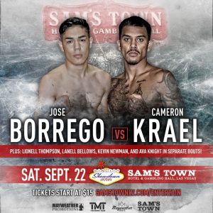 Borrego-Krael Highlight Mayweather Promotions Fight Card