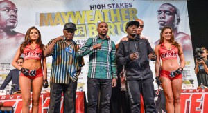 Boxing Insider Notebook: Mayweather-Berto Press Conf Quotes, Chambers, Peterson, Top Rank, and more…
