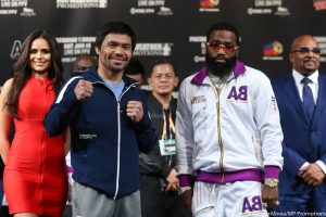 Broner Clashes With Al Bernstein At Final Press Conference Before Pacquiao Bout