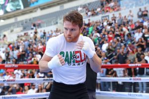 Canelo Alvarez and Gennady Golovkin LA Public Work Out Quotes and Photos