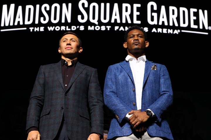 Golovkin, Jacobs Meet For Final Press Conference