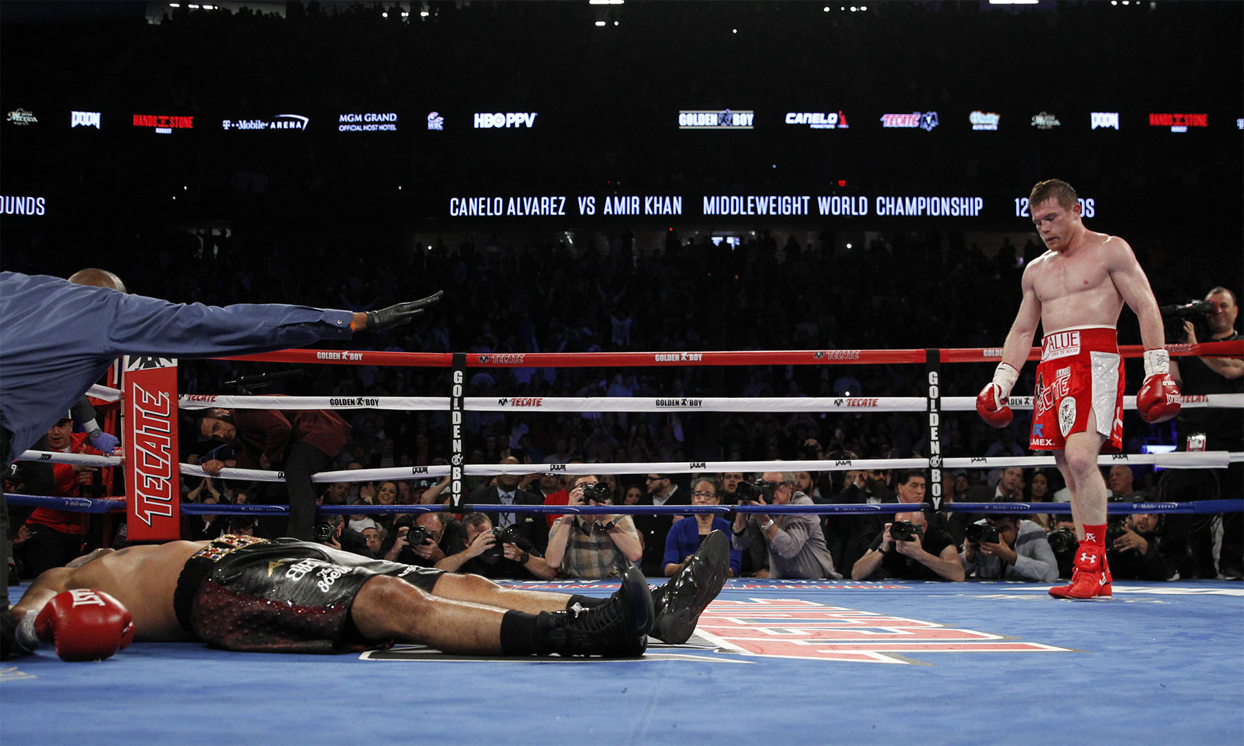 HBO PPV Results: Canelo Puts Khan to Sleep in Six