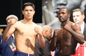Official Weigh in Results & Photos, Video from Las Vegas – Mayweather 151 – Cotto 154
