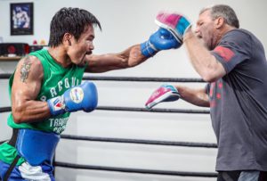 Pacquiao Lands in Oz