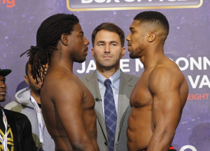 Pacquiao vs. Bradley and Joshua vs. Martin Weigh In Results