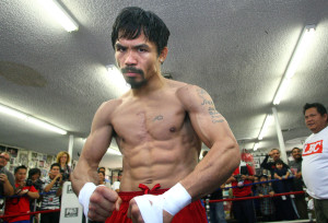 Photos: Manny Pacquiao Media Day At Wild Card Boxing Gym