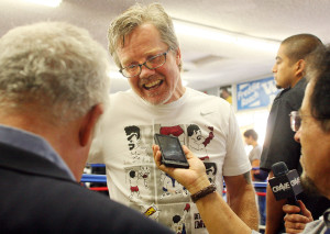 Photos: Manny Pacquiao Media Day At Wild Card Boxing Gym
