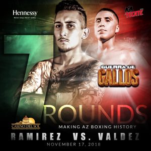 Ramirez vs Valdez Headlines Guerra De Gallos on Nov 17