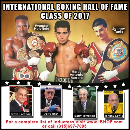 Three Warriors get the Call to Boxing Hall of Fame