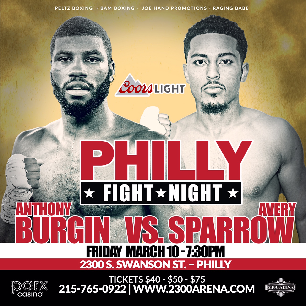 Two Philly Boxing Events This Weekend Friday & Saturday!