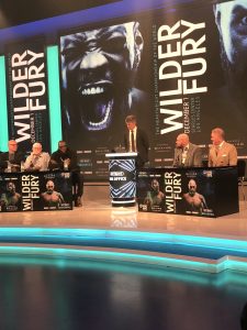 Tyson Fury’s Antics Turn Wilder Press Conference into a Circus