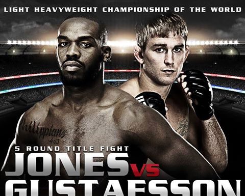 UFC 165: Jones Vs. Gustafsson Staredown Pic