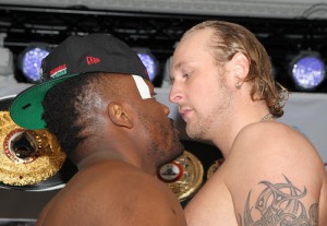 Weigh In Report: Chisora 243, Helenius 239 – “Del Boy” Scuffles With Helenius
