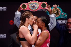 Weigh ins and Quotes: Claressa Shields vs Hannah Gabriels, Hammer vs Nelson